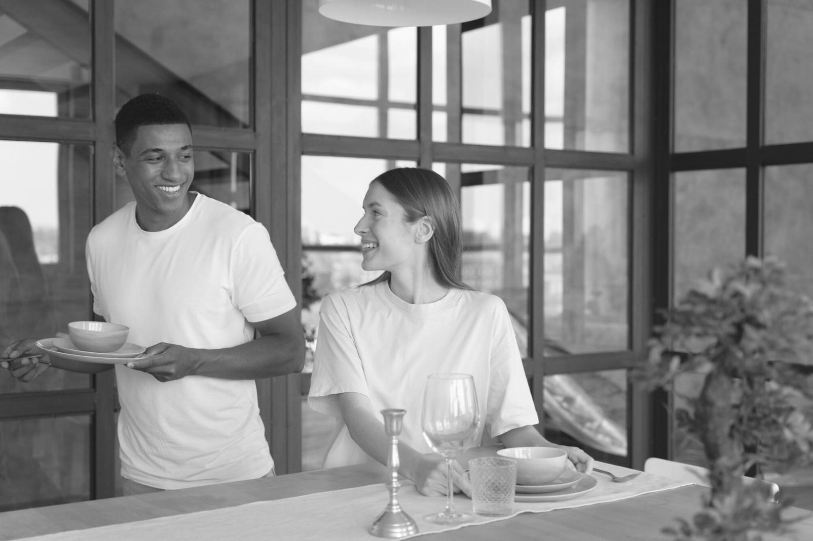 Business professionals analyzing financial data and charts on computer screens
